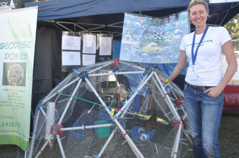 2.5 Metre Geodesic Dome Kit with Wire